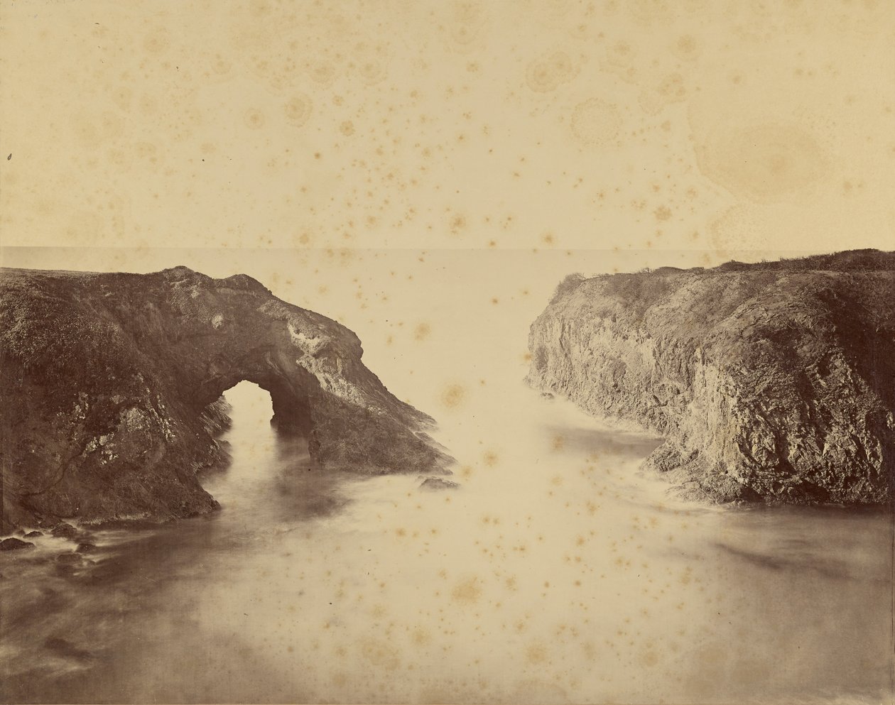 [Vue de la côte du Pacifique, Mendocino] - Carleton Watkins