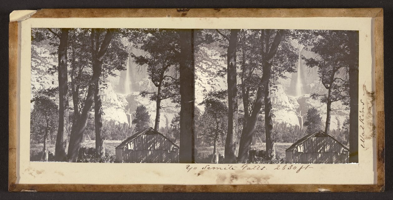 Chutes de Yosemite. 2630 pieds - Carleton Watkins