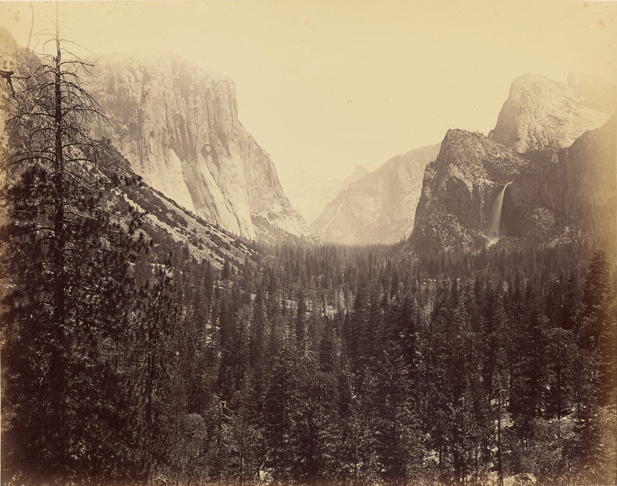 [Vallée de Yosemite depuis le sentier de Mariposa] - Carleton Watkins
