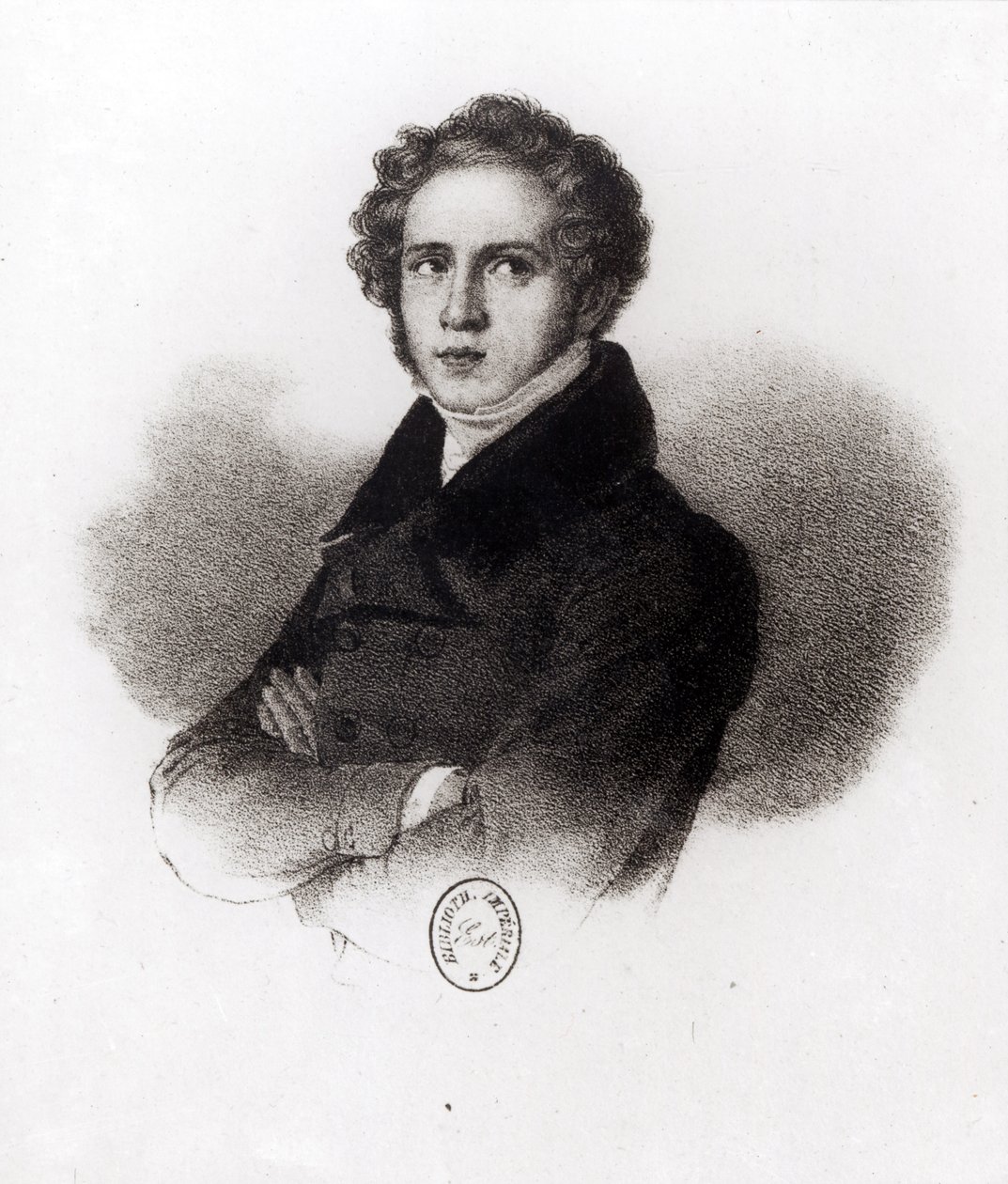 Portrait de Vincenzo Bellini, gravé par Alessandro Focosi - Carlo Arienti