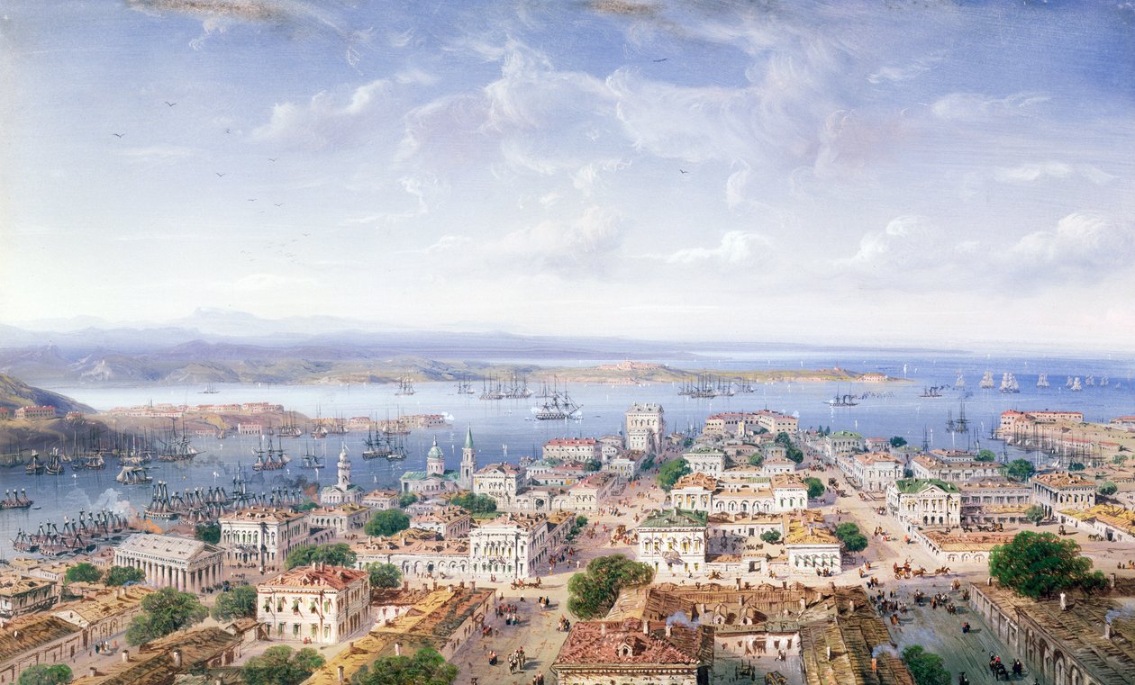 Vue de Sébastopol - Carlo Bossoli