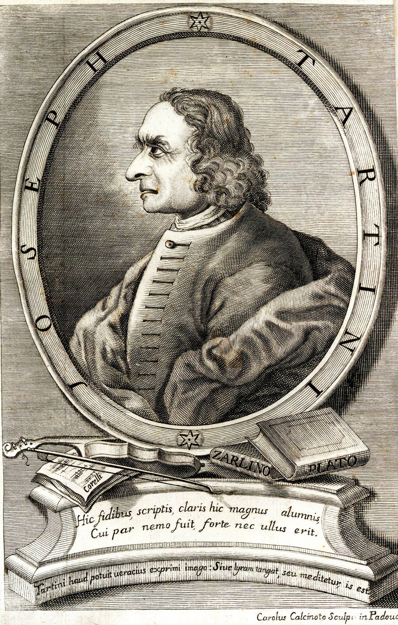 Portrait du violoniste et compositeur Giuseppe Tartini - Carlo Calcinotto