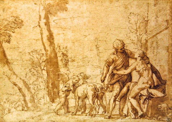 La Rencontre, vers 1590 - Carlo Caliari