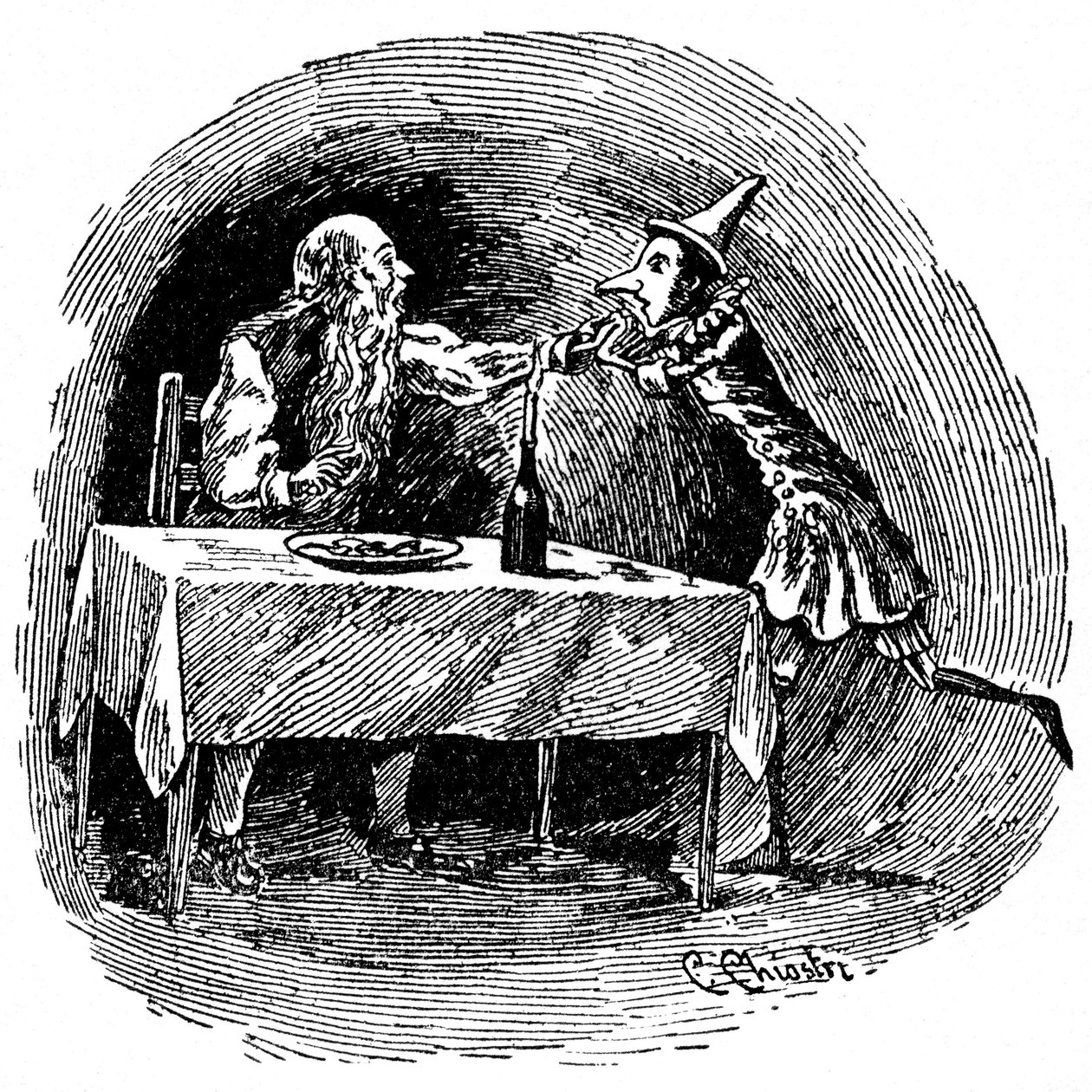 Illustration de Pinocchio par Carlo Chiostri (1863-1939), l