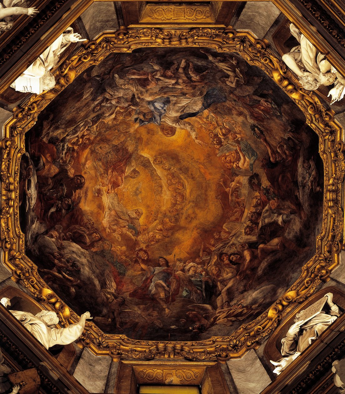 Assomption de la Vierge, par Carlo Cignani, fresque - Carlo Cignani