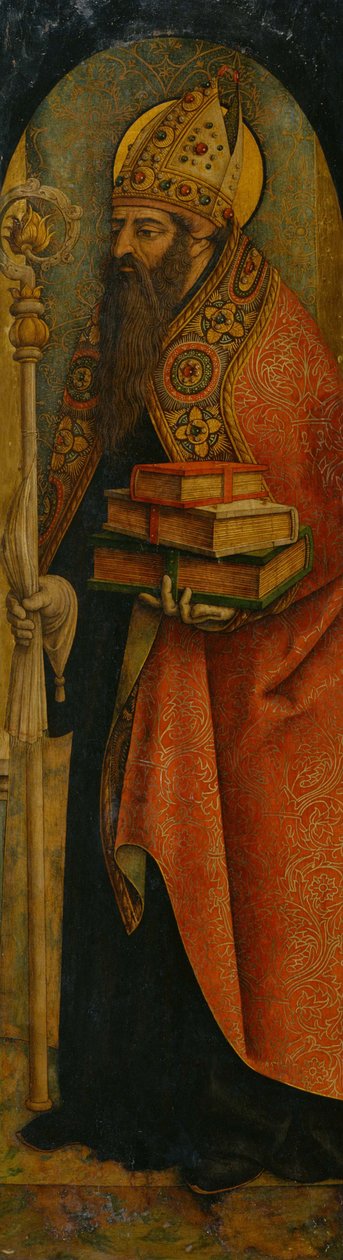 Saint Augustin - Carlo Crivelli