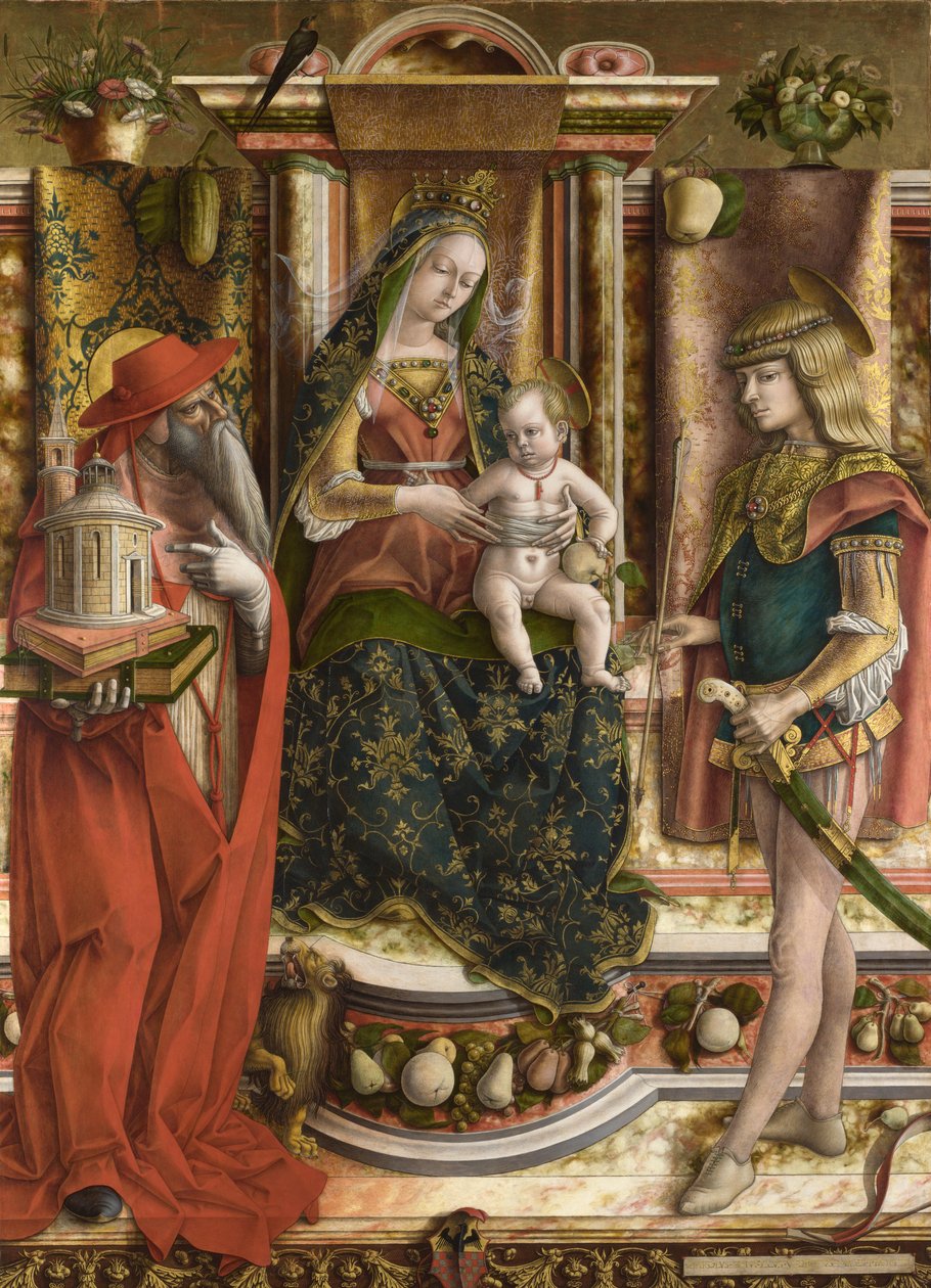 La Madonna della Rondine, après 1490 - Carlo Crivelli