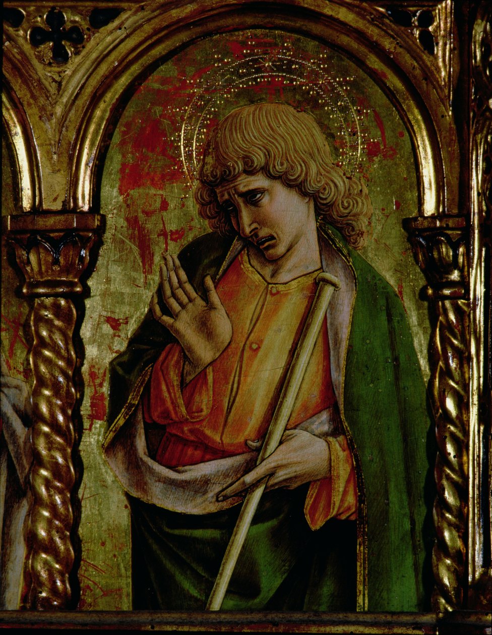 Saint Jacques le Mineur, détail du polyptyque de Sant