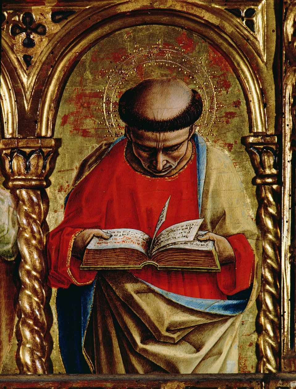 Saint Matthieu, détail du polyptyque de Sant