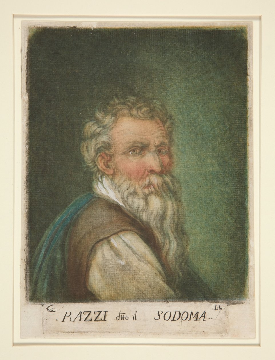 Portrait de G. A. Bazzi, dit Il Sodoma - Carlo Lasinio
