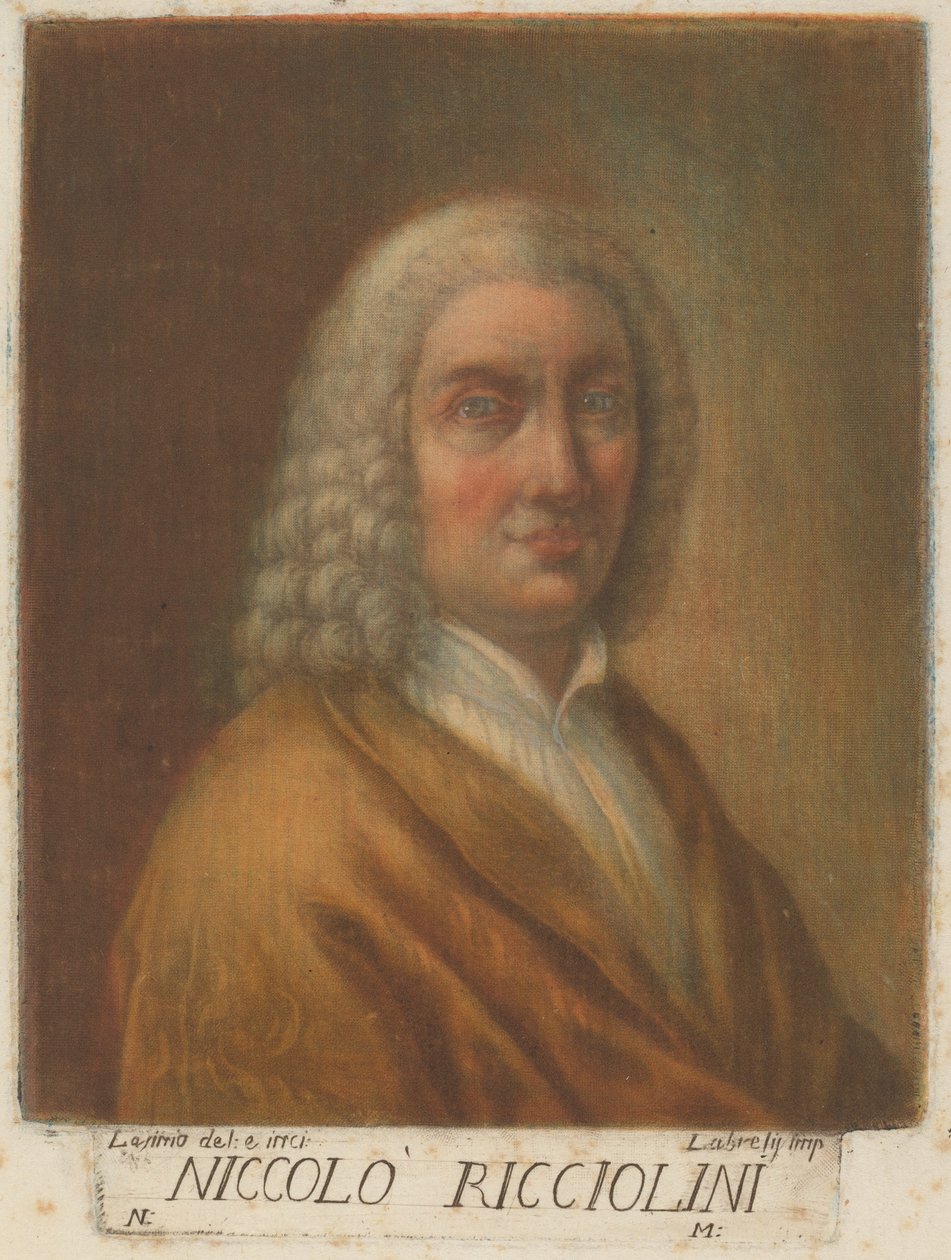 Niccolo Ricciolini - Carlo Lasinio, after Nicolò Ricciolini