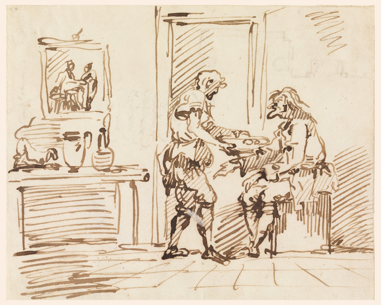 Scène de genre - Carlo Marchionni