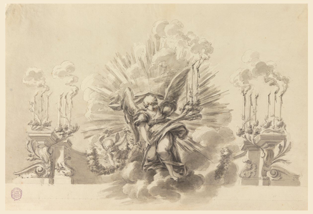 Conception pour une décoration cérémonielle - Carlo Marchionni