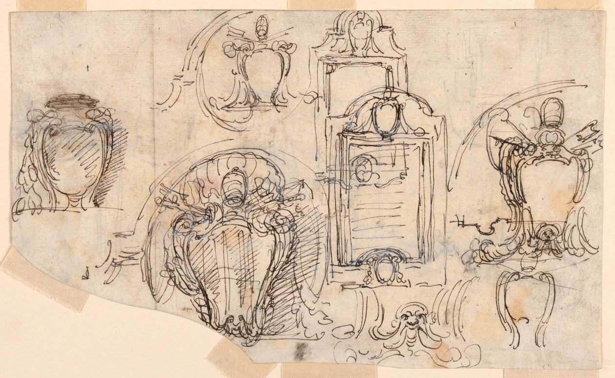 Dessin, croquis, 1740-58 - Carlo Marchionni