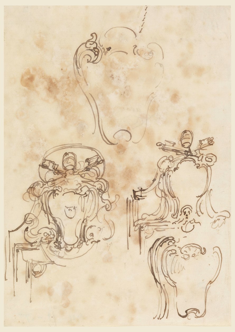 Dessin, Esquisses de cadres et d