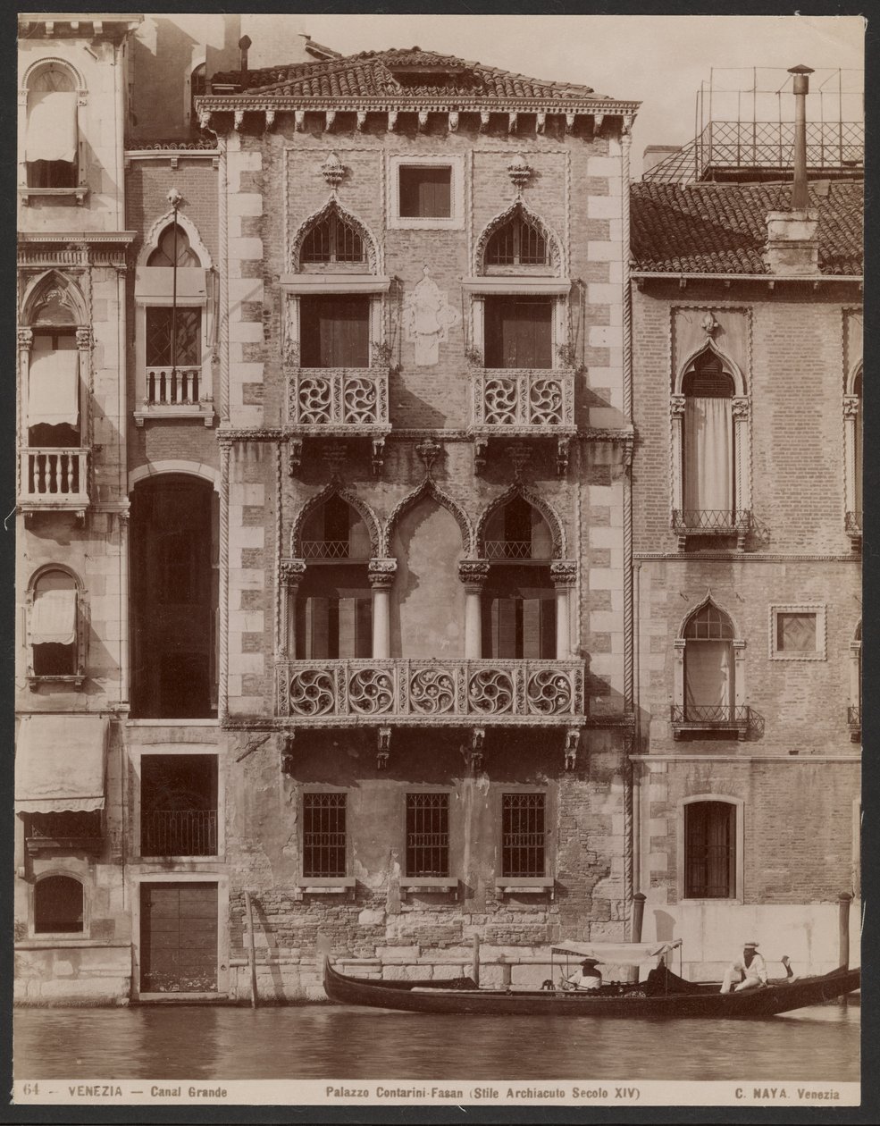 Palais Contarini-Fasan, Venise - Carlo Naya