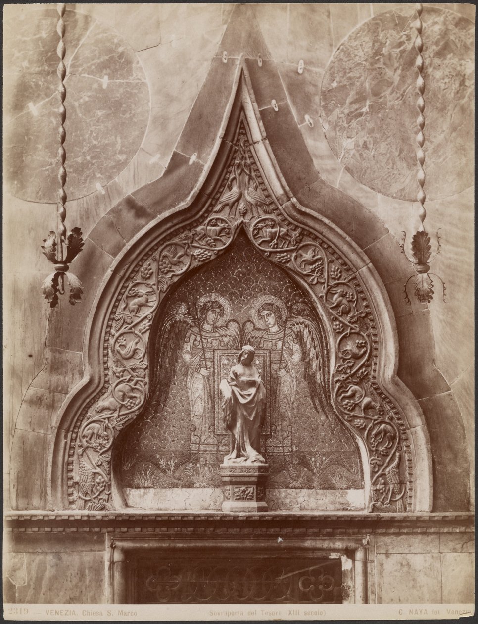 Chapelle Saint-Marc - Au-dessus de la porte du trésor - Carlo Naya