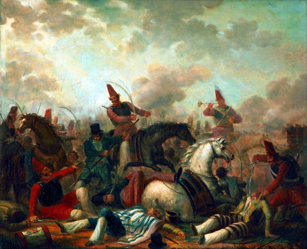Les combats de cavalerie à l