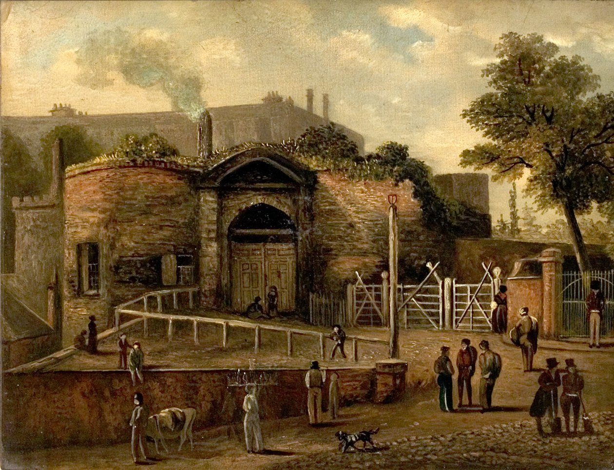 Vue de la porte du château, Nottingham - Caroline Mary Price