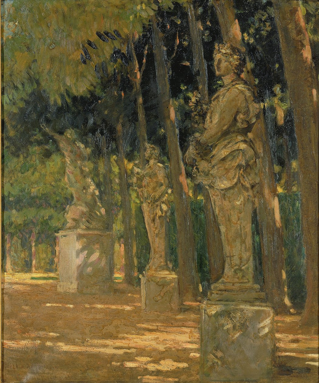 Carrefour au bout du Tapis Vert, Versailles - Carroll Beckwith