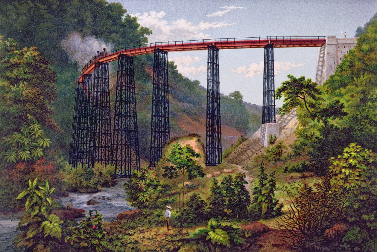 Pont ferroviaire à Metlac, de 