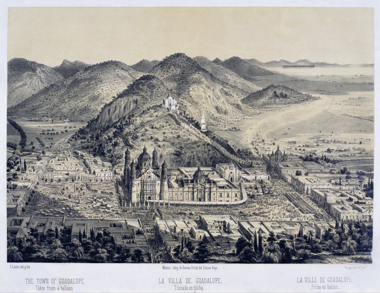 La Villa de Guadalupe vue d