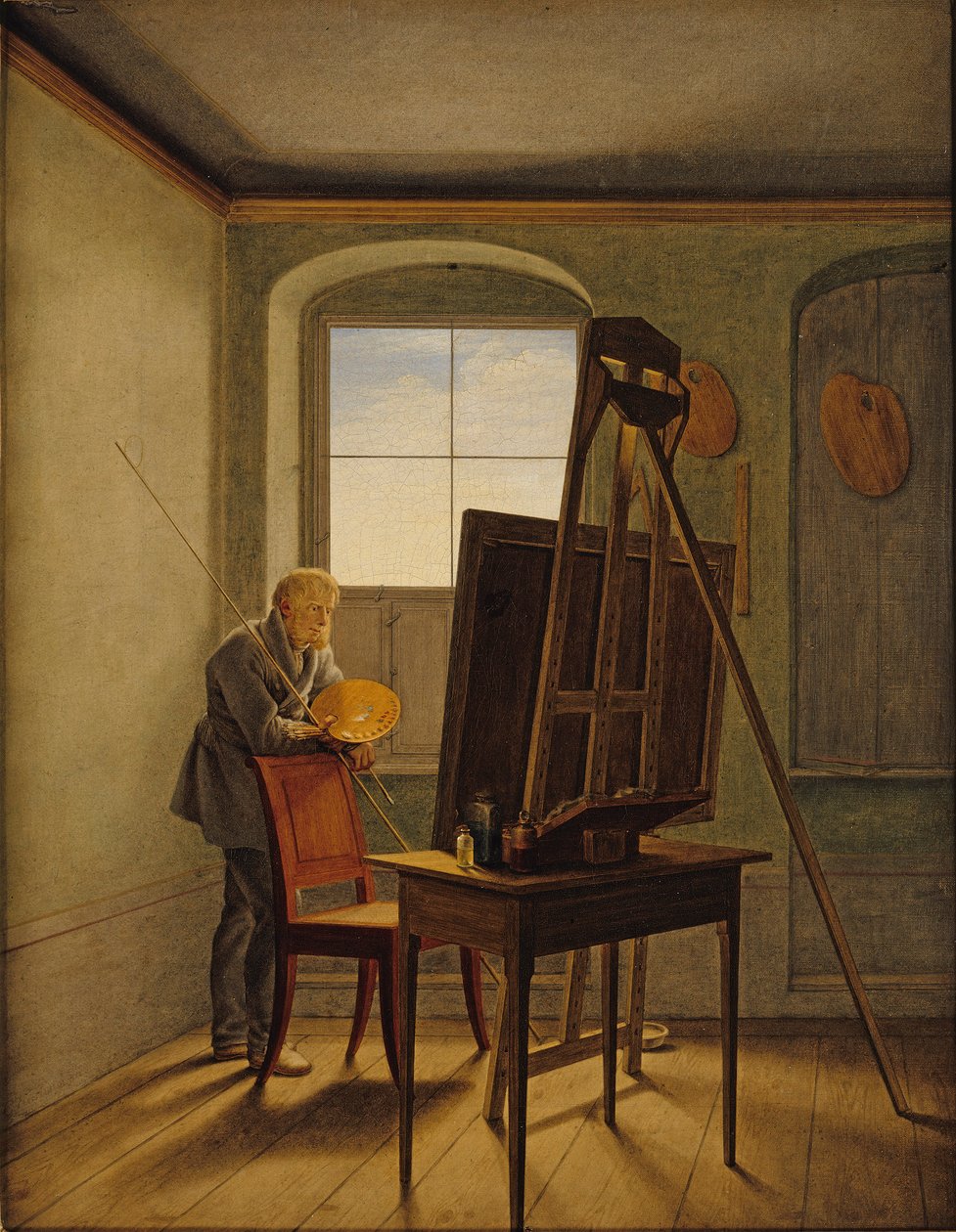 Caspar David Friedrich dans son atelier - Caspar David Friedrich