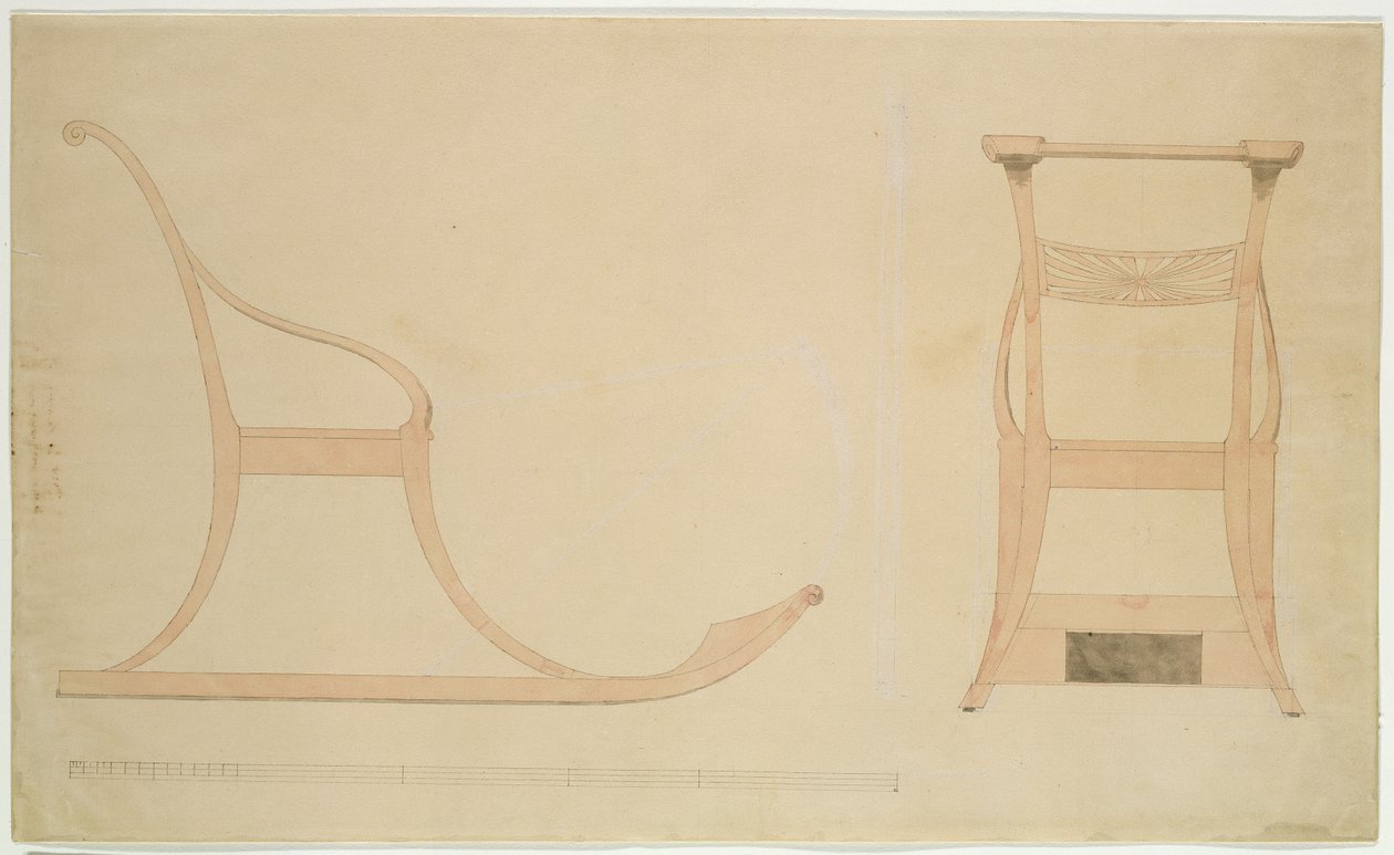 Chaise pour un Traîneau - Caspar David Friedrich
