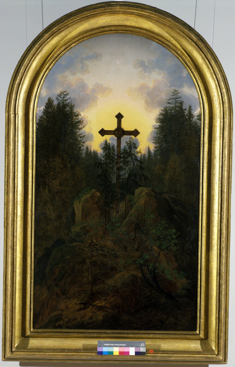 Croix dans les montagnes - Caspar David Friedrich