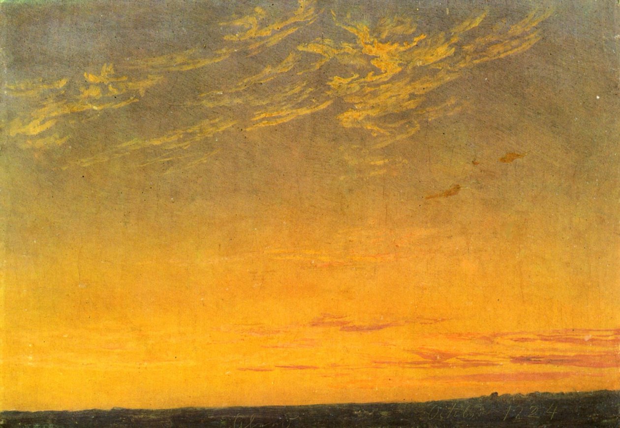 Soirée - Caspar David Friedrich