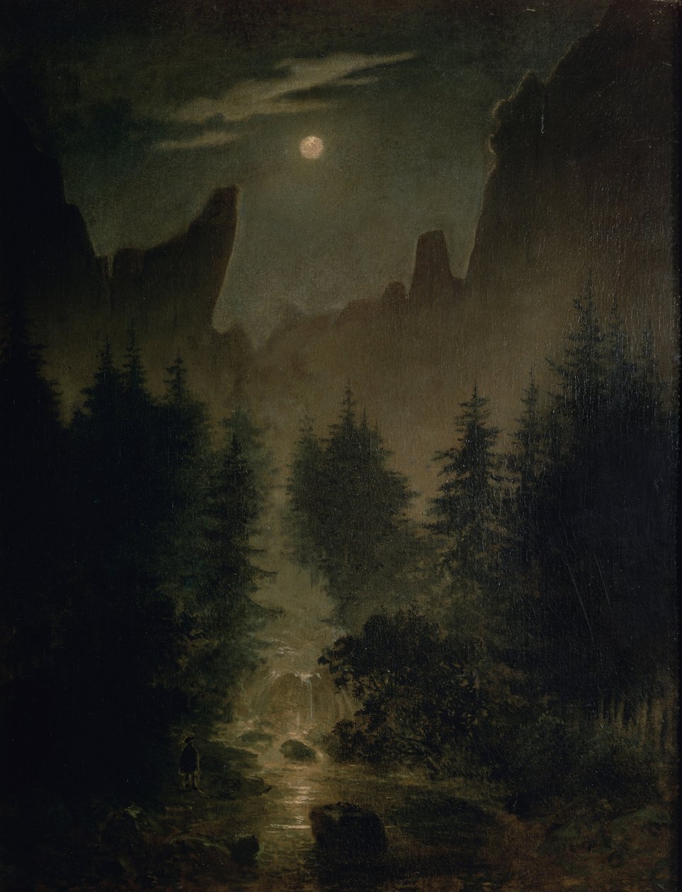 French : Uttewalder Grund - Caspar David Friedrich