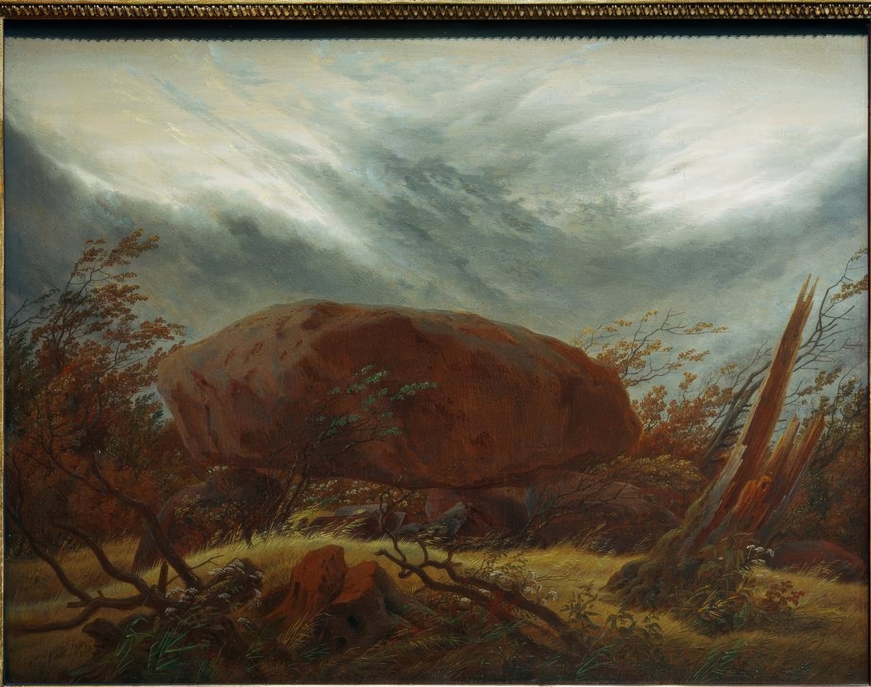 Dolmen en automne - Caspar David Friedrich
