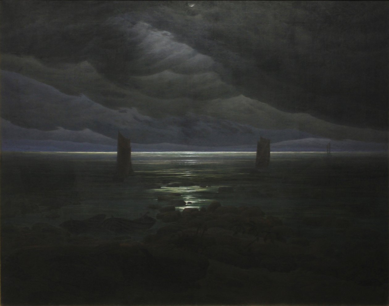 Bord de mer au clair de lune - Caspar David Friedrich