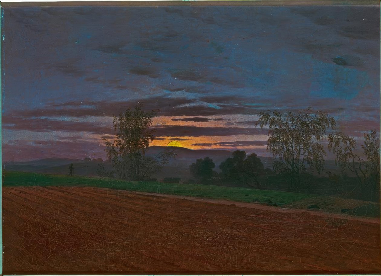 Champ labouré - Caspar David Friedrich