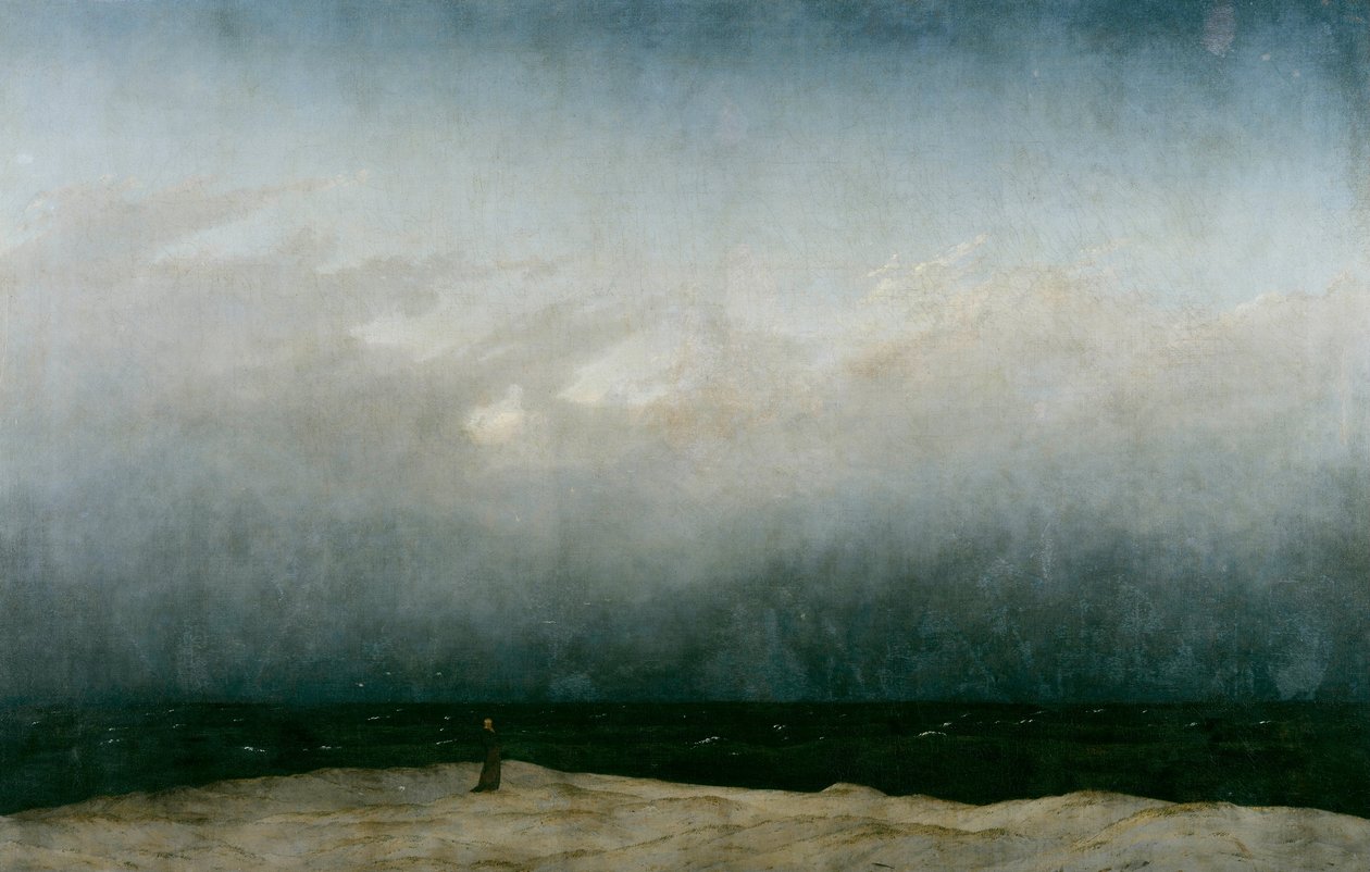 Le Moine au bord de la mer - Caspar David Friedrich