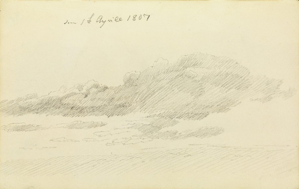 Étude des nuages - Caspar David Friedrich