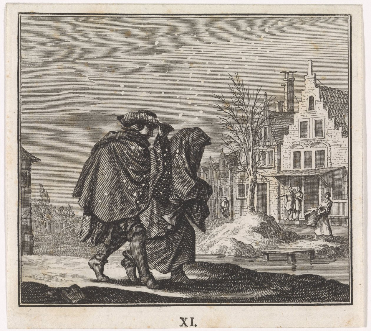 Emblème : neige - Caspar Luyken