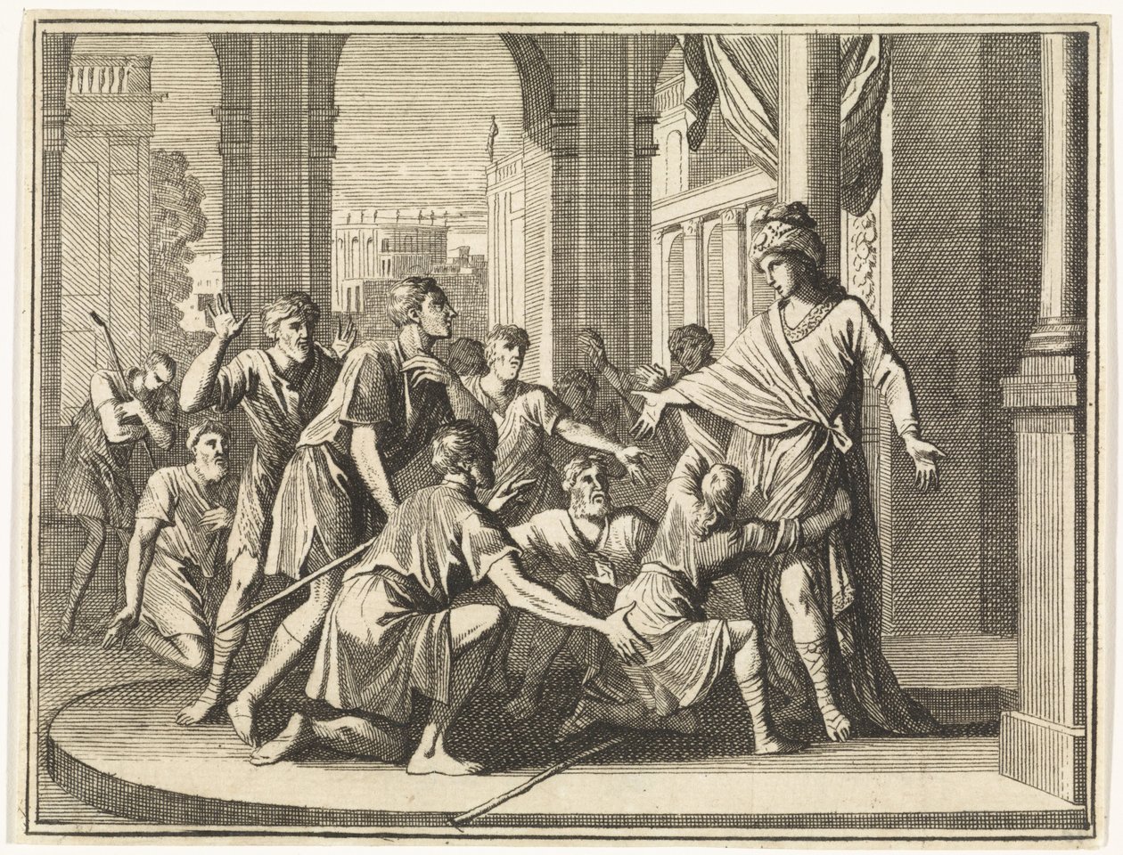 Joseph se fait reconnaître par ses frères - Caspar Luyken