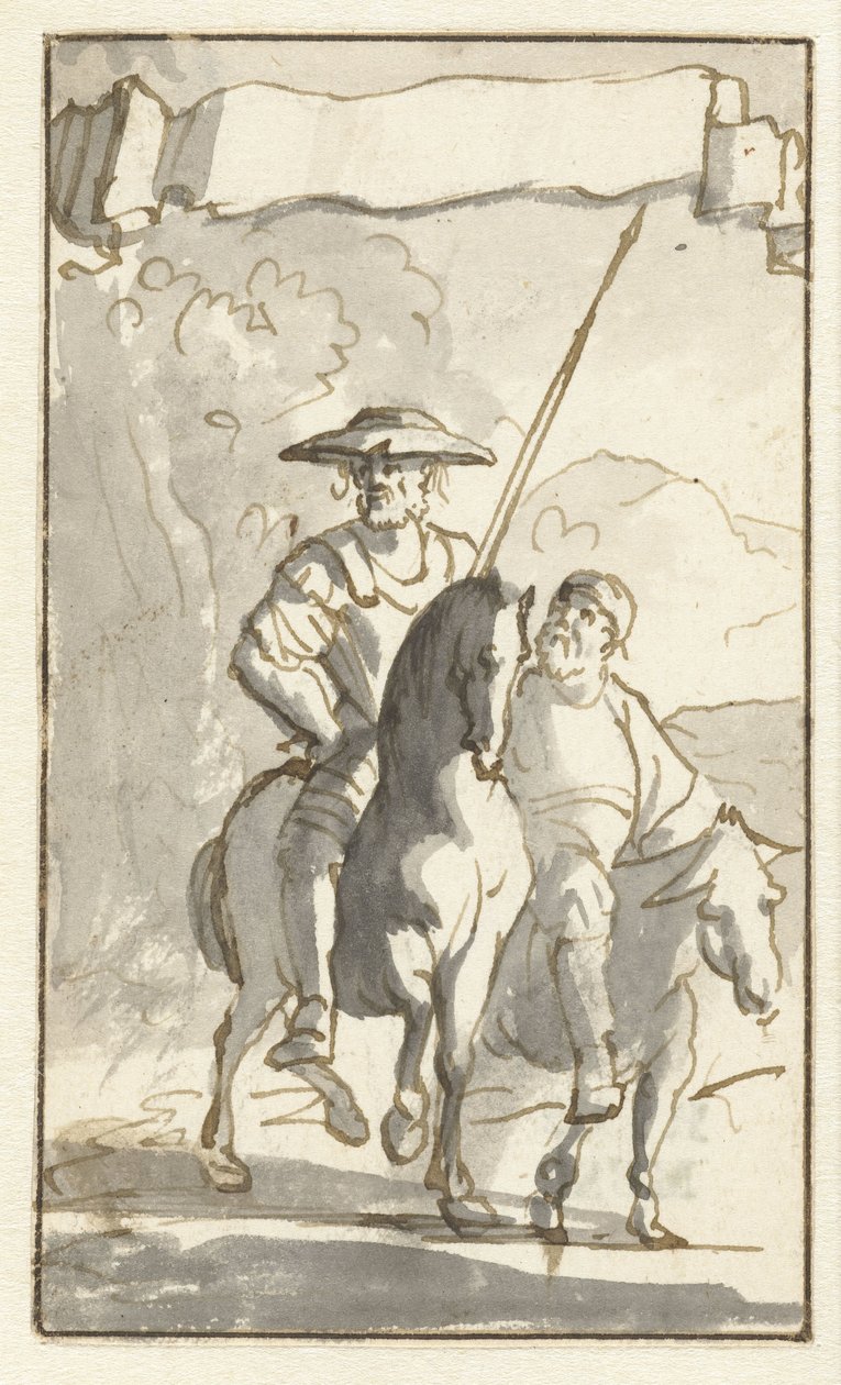 Page de titre de Don Quichotte - Caspar Luyken