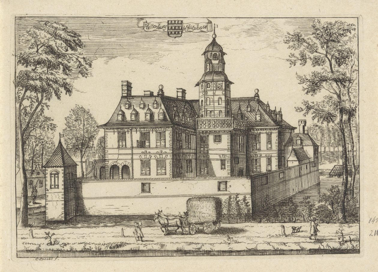 La maison Plettenburg à Jutphaas Plettenburg te Jutphaes (titre sur l
