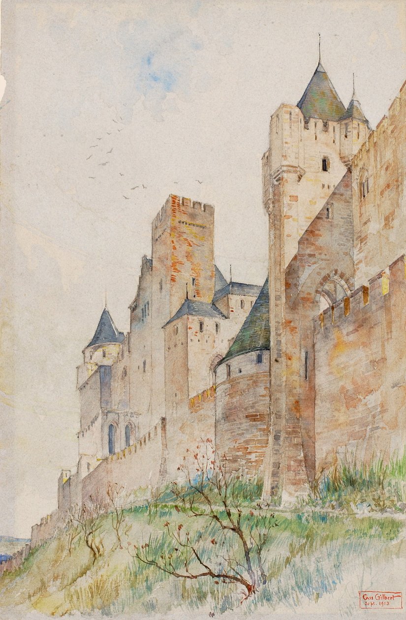 Créneaux de Carcassonne, France - Cass Gilbert