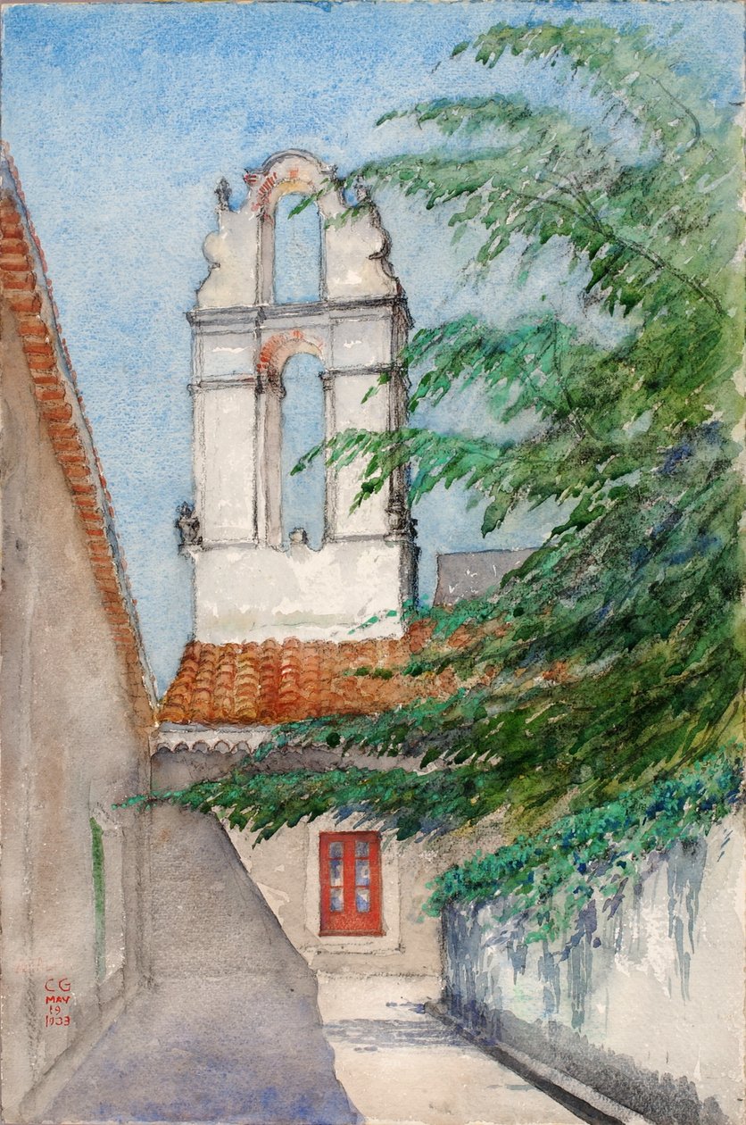 Clocher, Hôtel San Dominico (ancien monastère, Taormine, Sicile) - Cass Gilbert