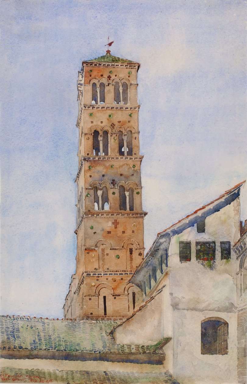 Tour, San Francisco Romano, Rome - Cass Gilbert