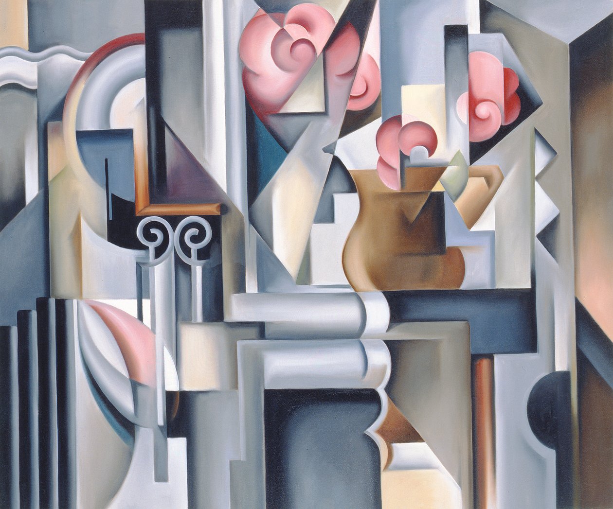 Nature morte avec des roses - Catherine Abel