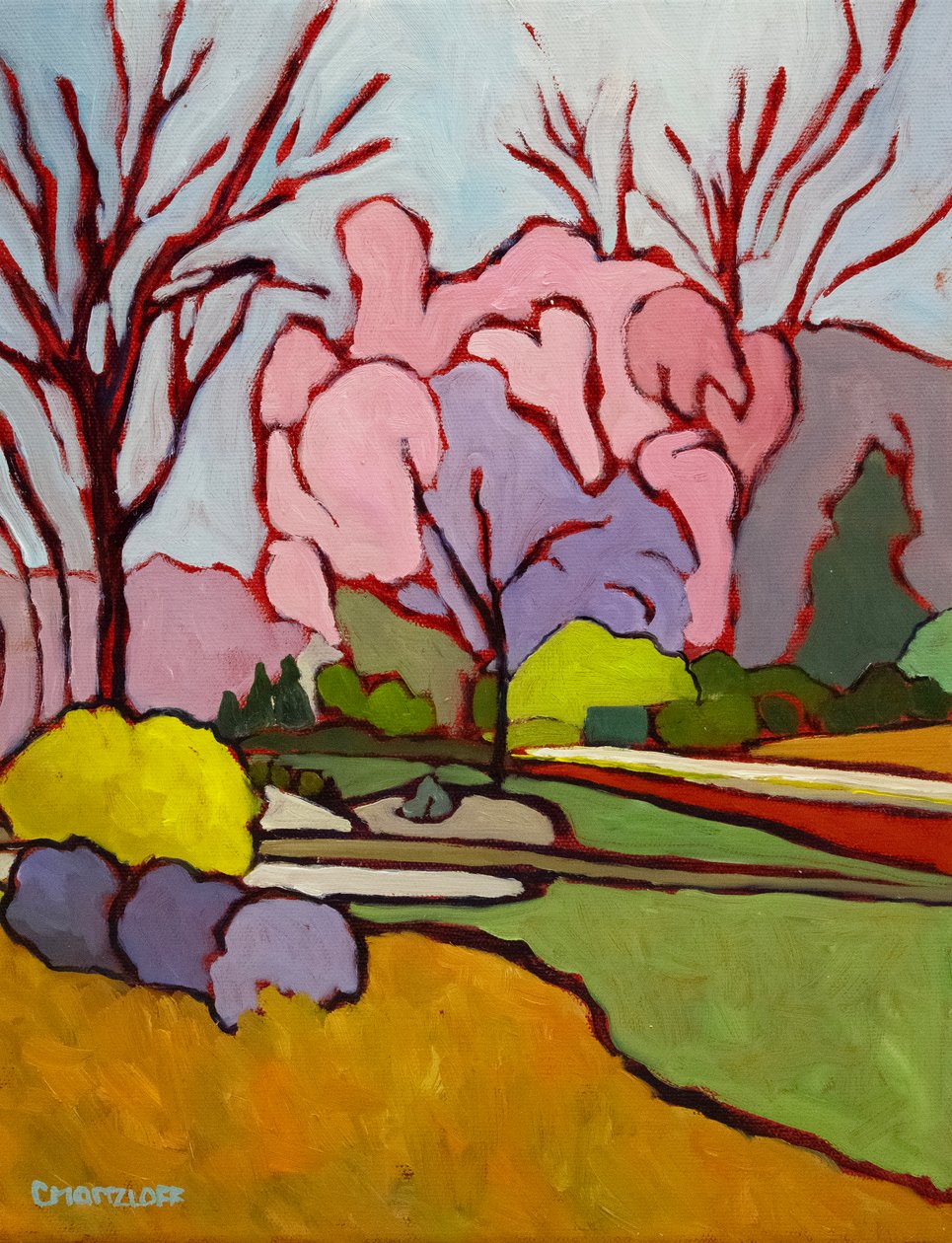 Abstractions printanières,2020 - Catherine J Martzloff
