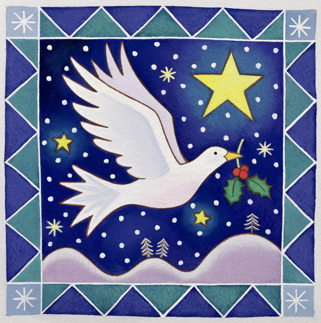 Colombe de Noël - Cathy Baxter
