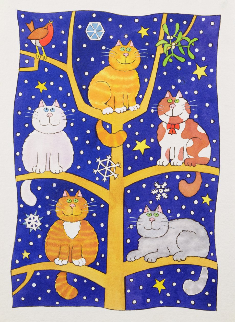 Cinq chats de Noël - Cathy Baxter
