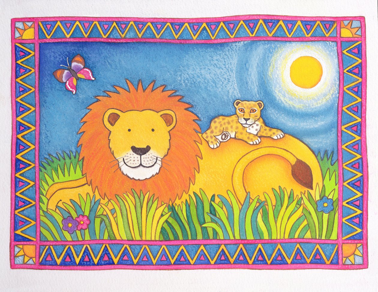 Lion au soleil, 1997 - Cathy Baxter