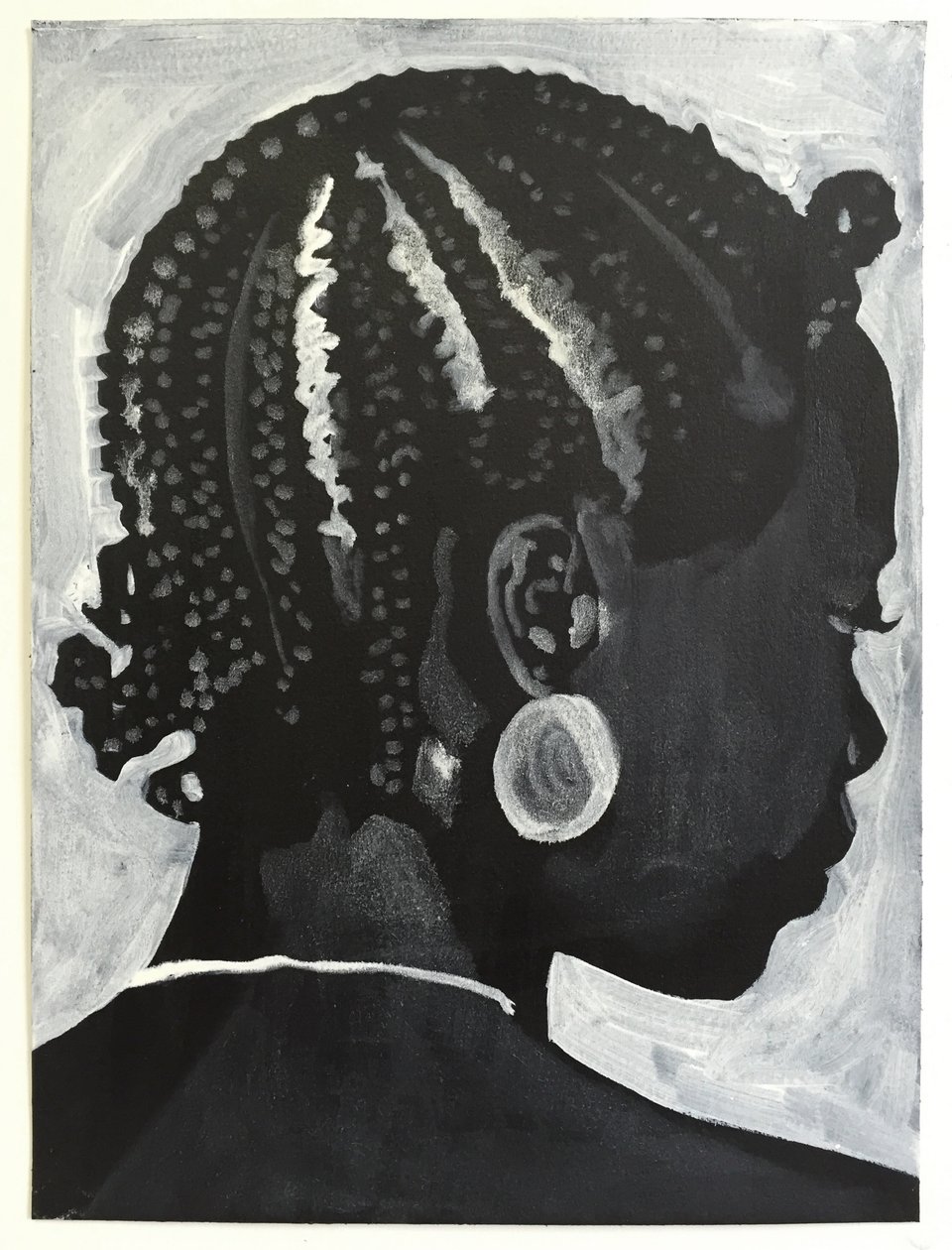 Belladonna : Koroba, 2014 (huile et acrylique sur papier) - Cathy Lomax