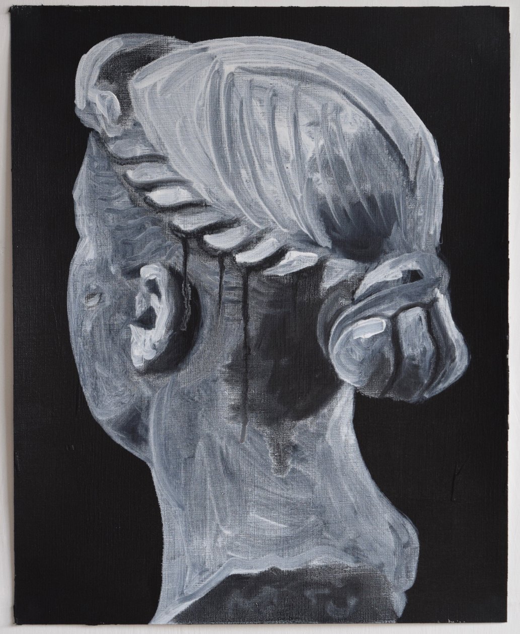 Belladonna : Nodus  Vitta, 2014 (huile et acrylique sur papier) - Cathy Lomax